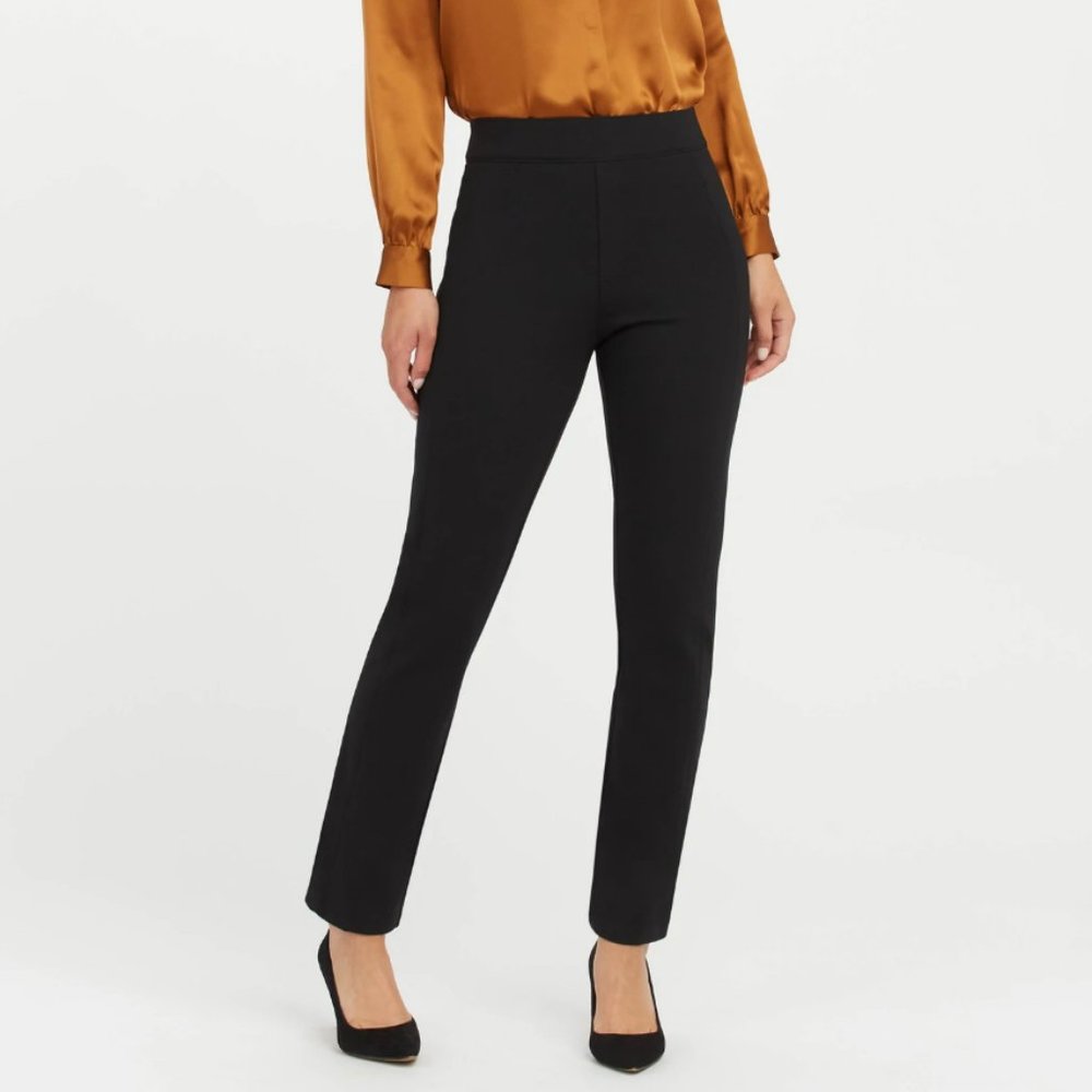 SPANX "The Perfect Pant" Black Straight leg size Medium